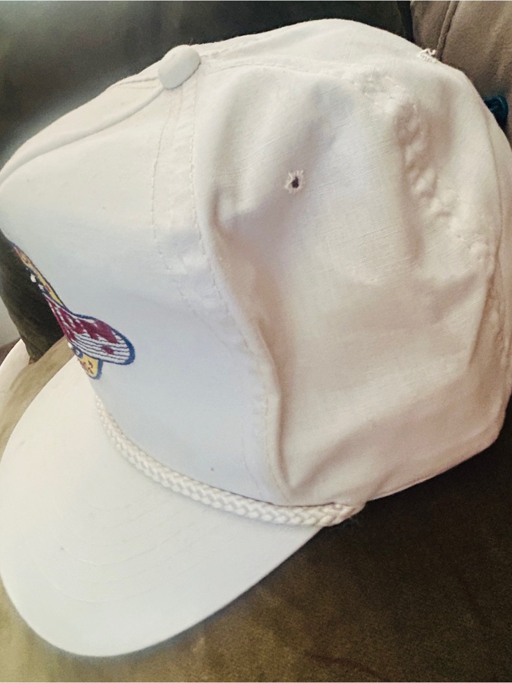 Winston Cup Racing Rope-Trim White Snapback Hat - Picture 3 of 6